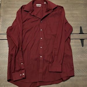 Maroon Dress Shirt